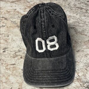 OTTO Black Cap with Red Logo